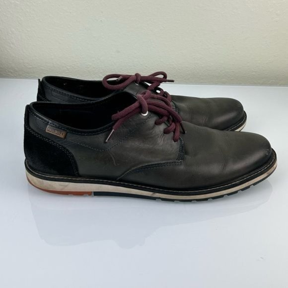 Pikolinos Men’s Black & Gray Oxfords Leather Casual Shoes Sz 44 (US 10 - 10.5) main image 7